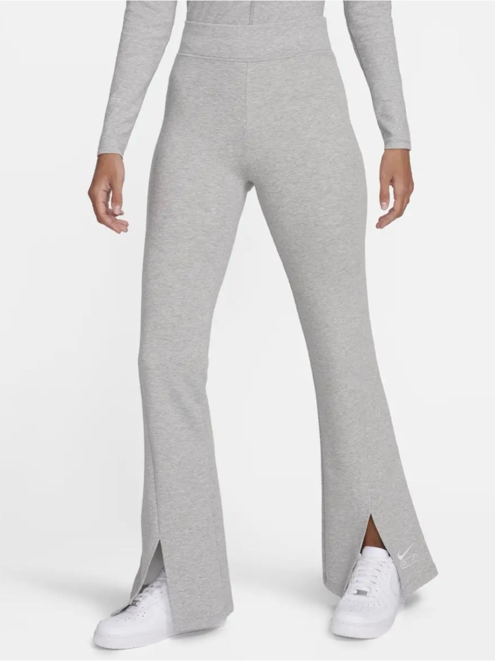 NIKE AIR High Waist Flare Split-Hem Leggings